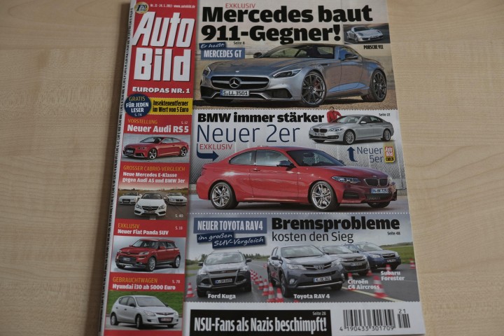 Deckblatt Auto Bild (21/2013)